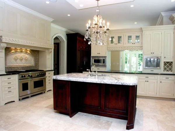 Kitchen interior from the Woodley residence.