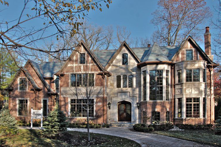 Blackthorn Residence exterior in Winnetka, Illinois.