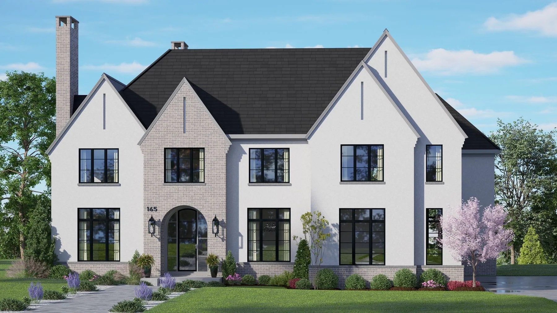 Architectural visualization of the Franklin Residence in Glencoe.