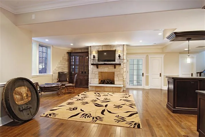 Lower-level room in the Blackthorn Residence.