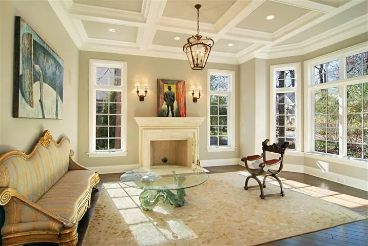 Formal living room in the Blackthorn Residence.