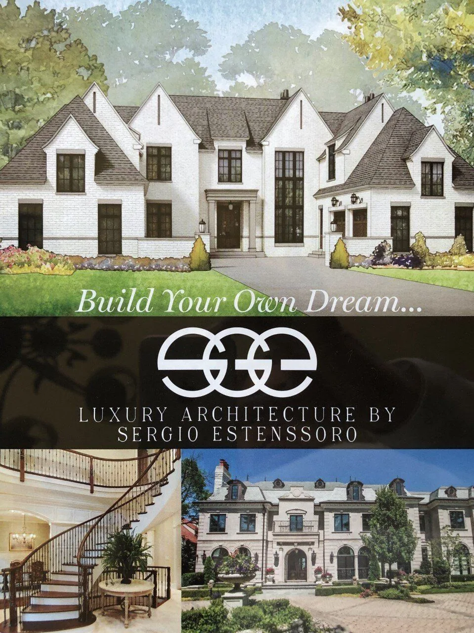 SGE luxury architecture advertisement retained from Sheridan Road publication material.